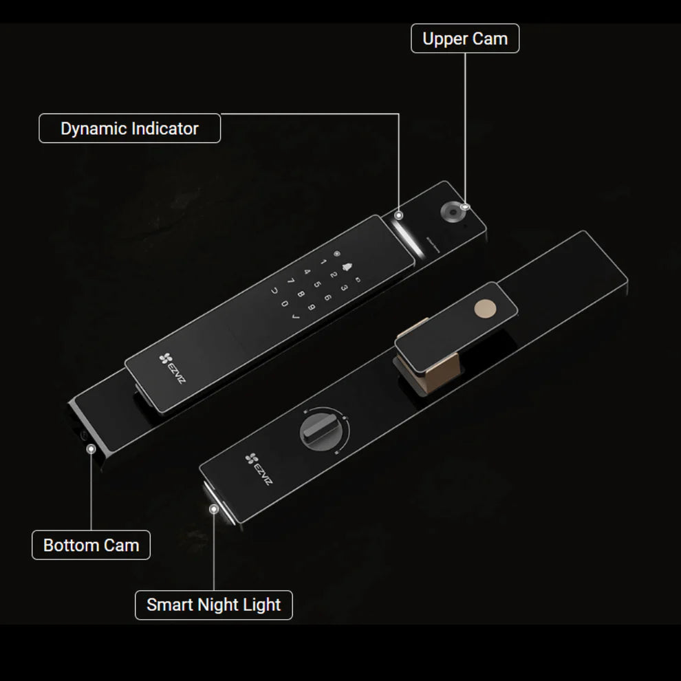 EzvizDual-Cam Face Recognition & Palm Vein Smart Lock