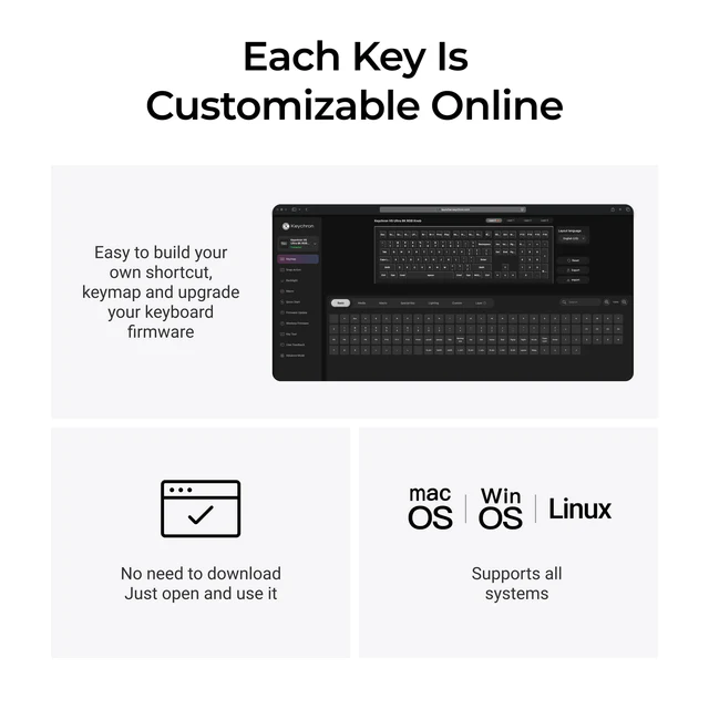 Keychron V6 Ultra 8K Wireless Custom Mechanical Keyboard - Red
