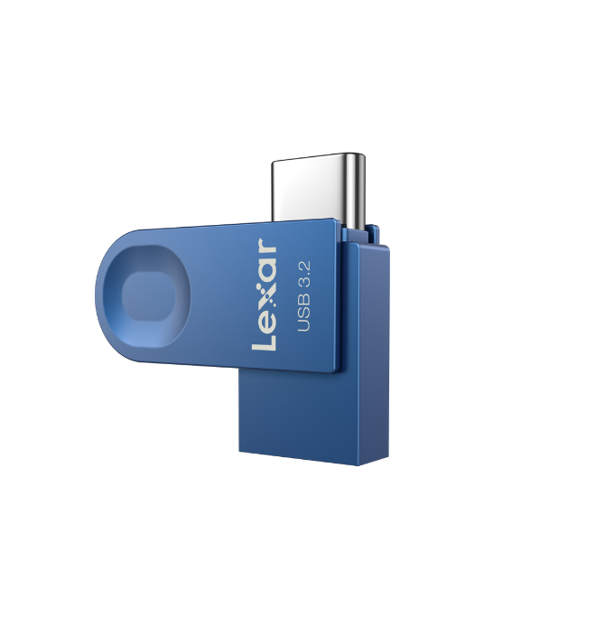 Lexar JumpDrive Dual Drive E32c USB 3.2 Gen 1 Type C Flash Drive 64GB