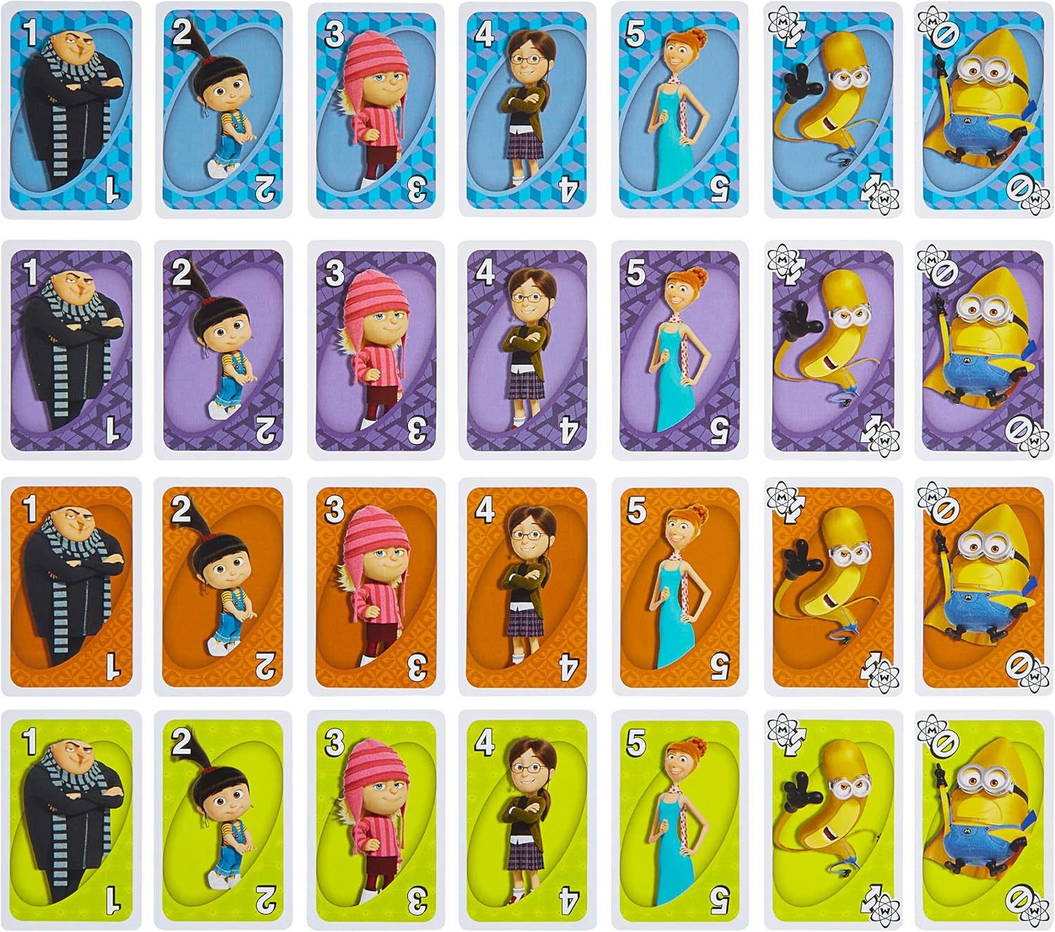 MATTEL UNO DESPICABLE ME 4 CARD GAME