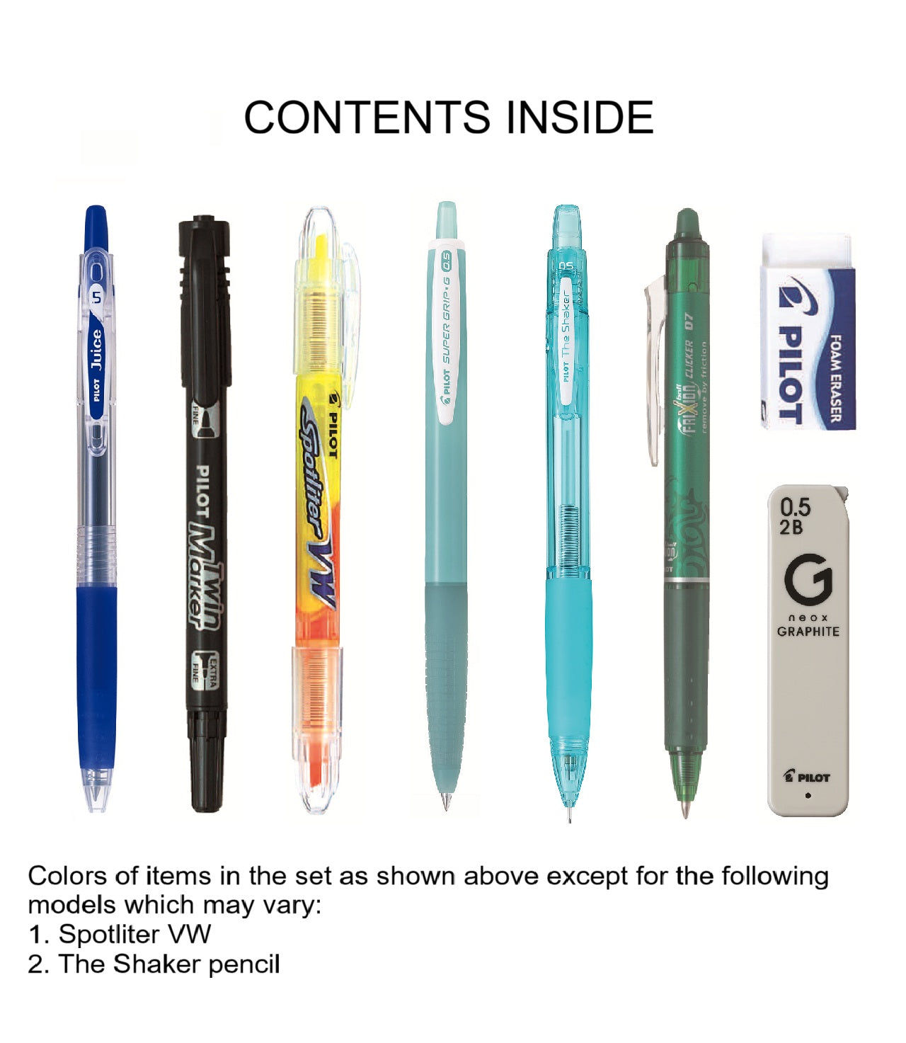 Pilot Pen Year End Set Sp2508