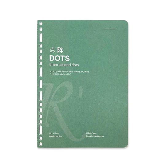 A5 Dots Booklet Refill For Refillable Ring Diary Planners