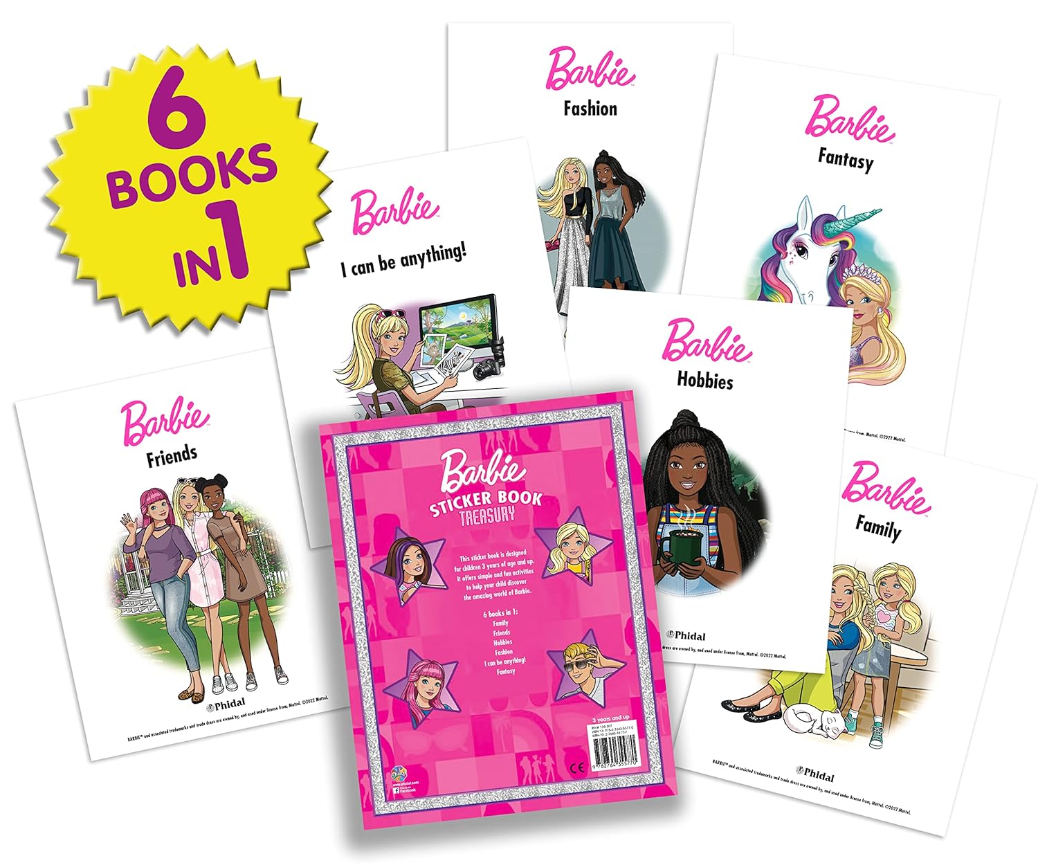 Mattel Barbie Sticker Book Treasury