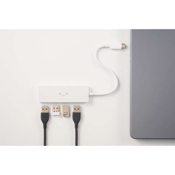 Elecom USB Type-C 4-port USB 5Gbps hub U3HC-H040WF
