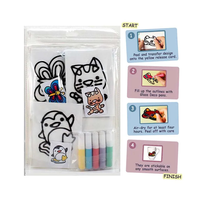 KS ART N CRAF GLS DECO 3IN1 PEELABLE KIT
