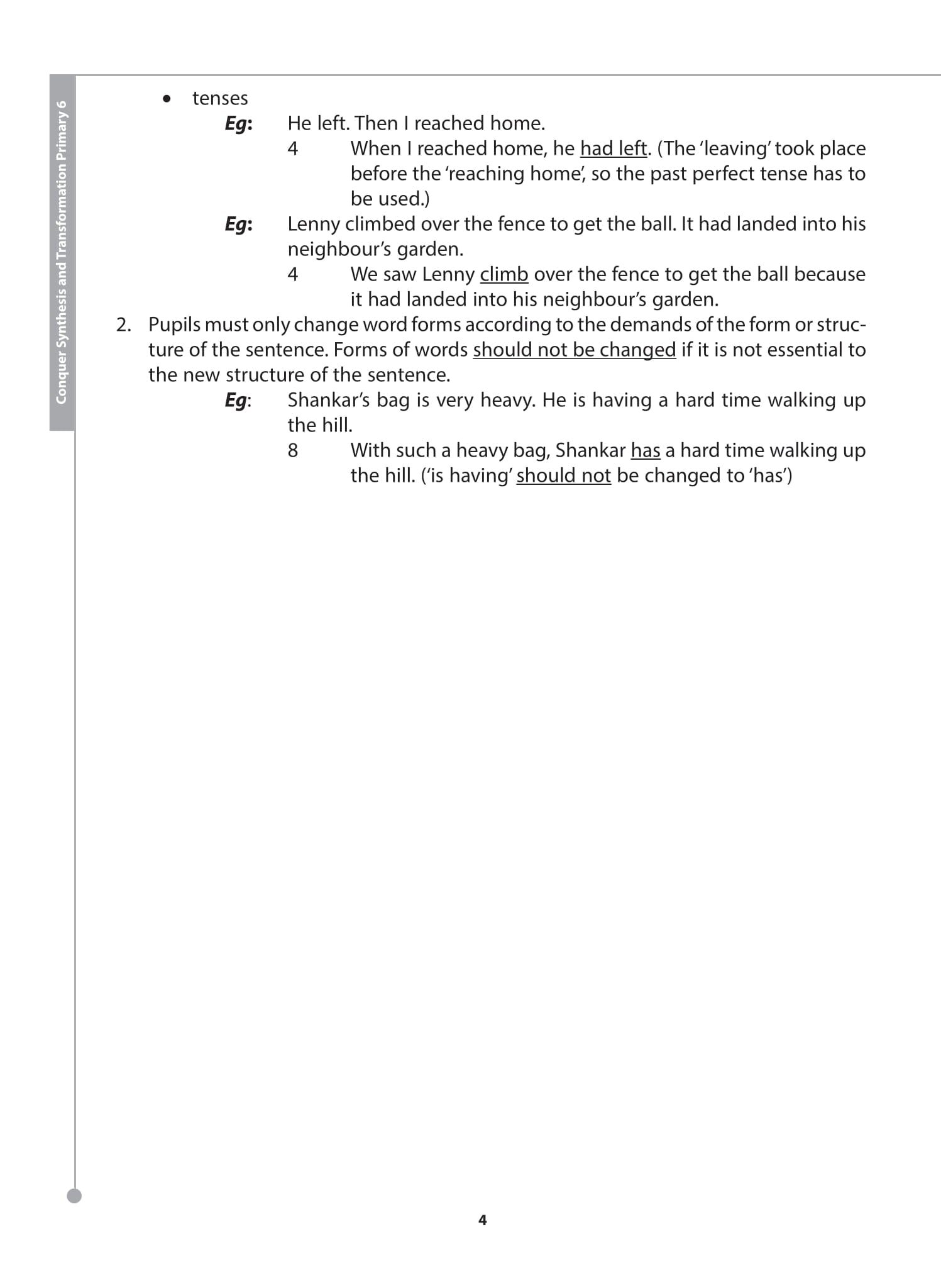 Primary 6 Conquer Synthesis and Transformation