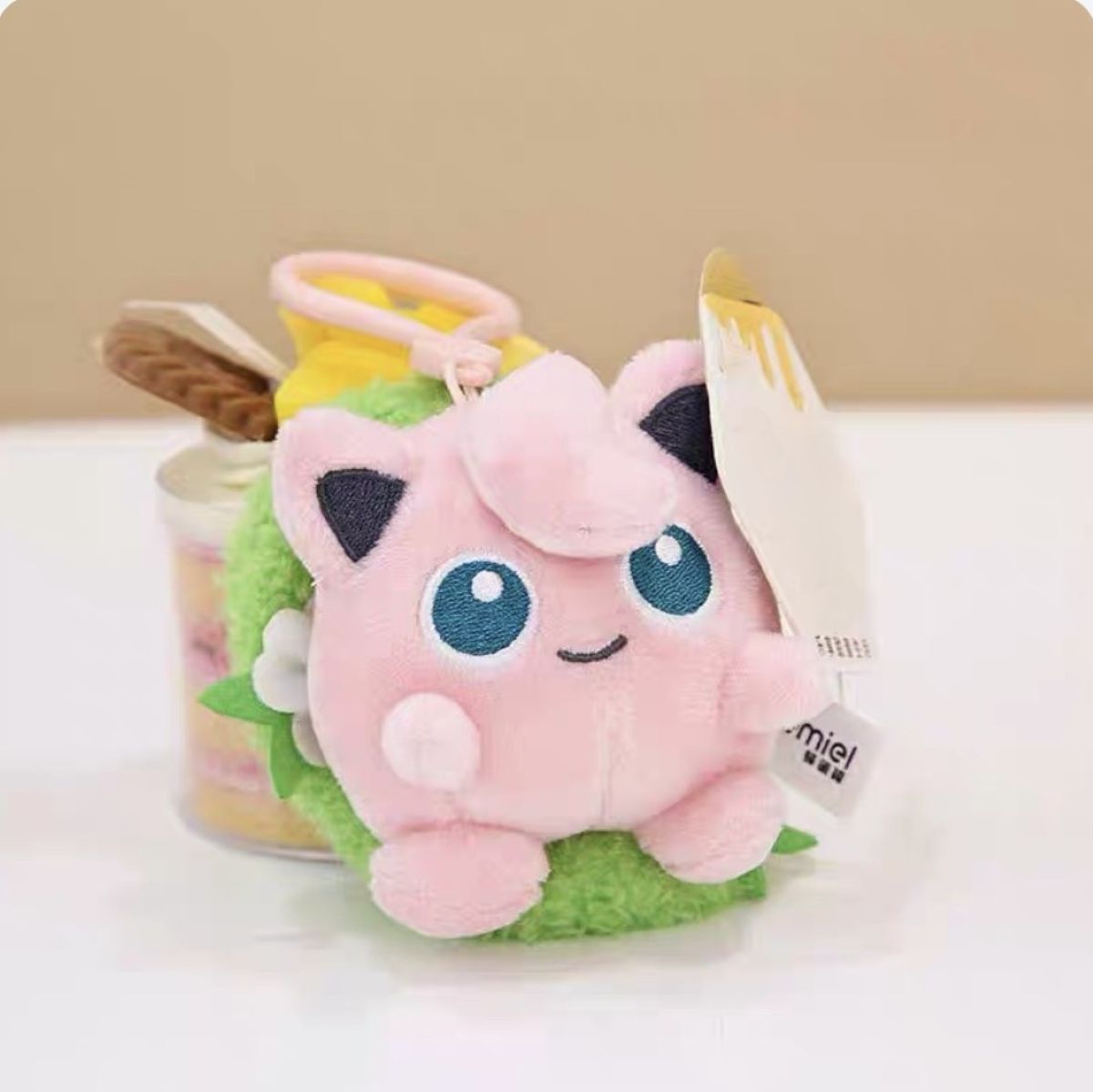 Jigglypuff Flower Bag Charm 8Cm