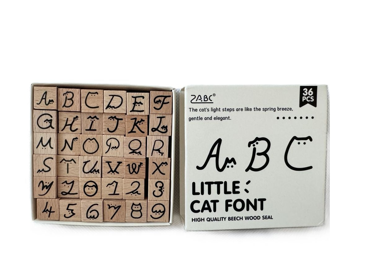 Assorted Alphabet 36Pcs Stamper Set