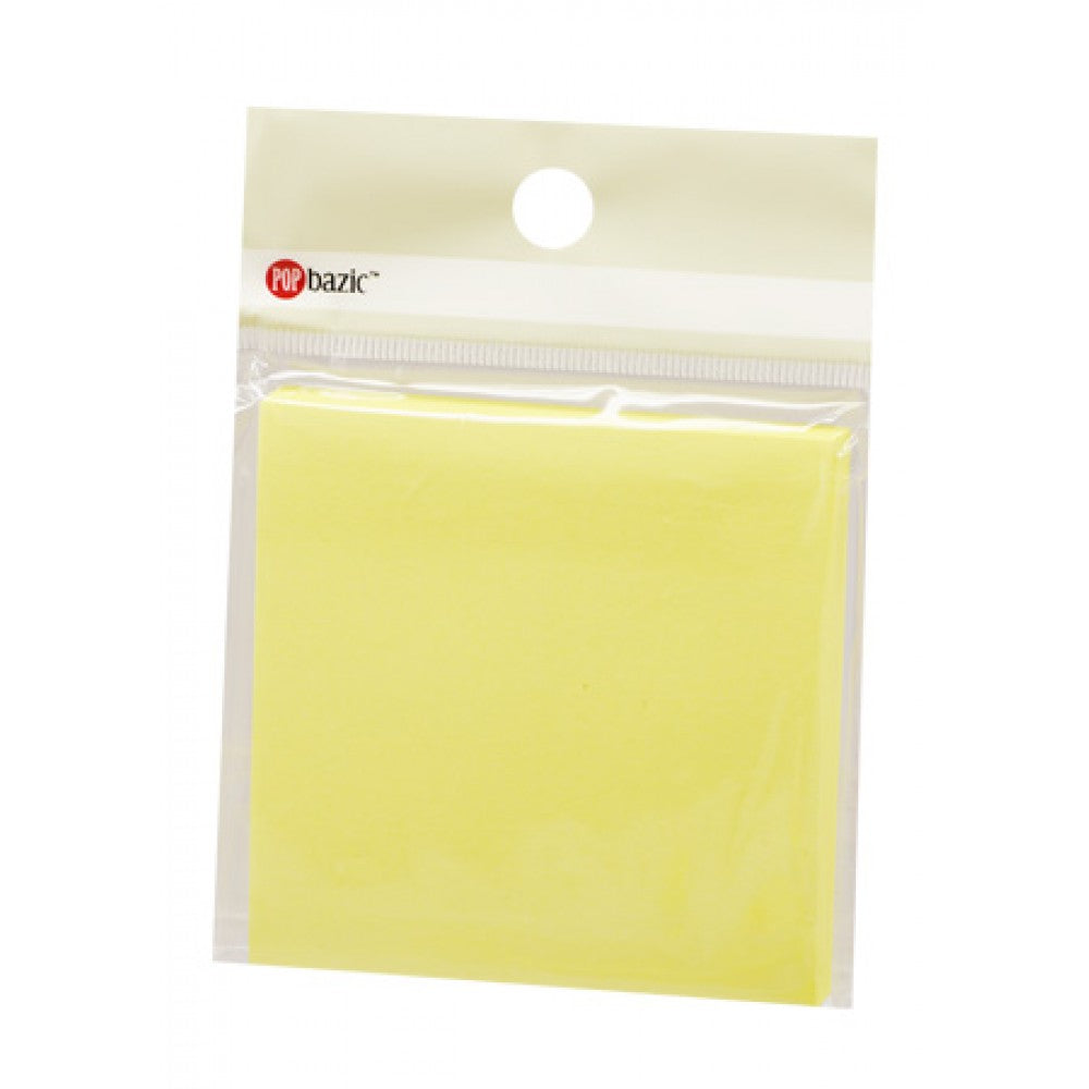 Pop Bazic Sticky Note 3" X 3" 100's - Yellow