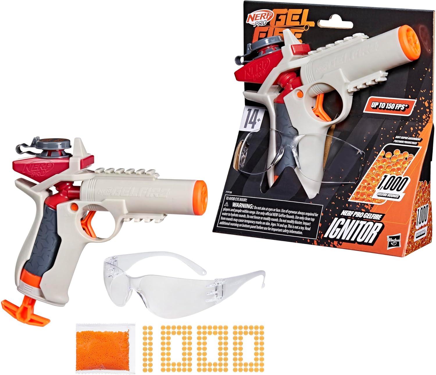 HASBRO NERF PRO GELFIRE IGNITOR BLASTER