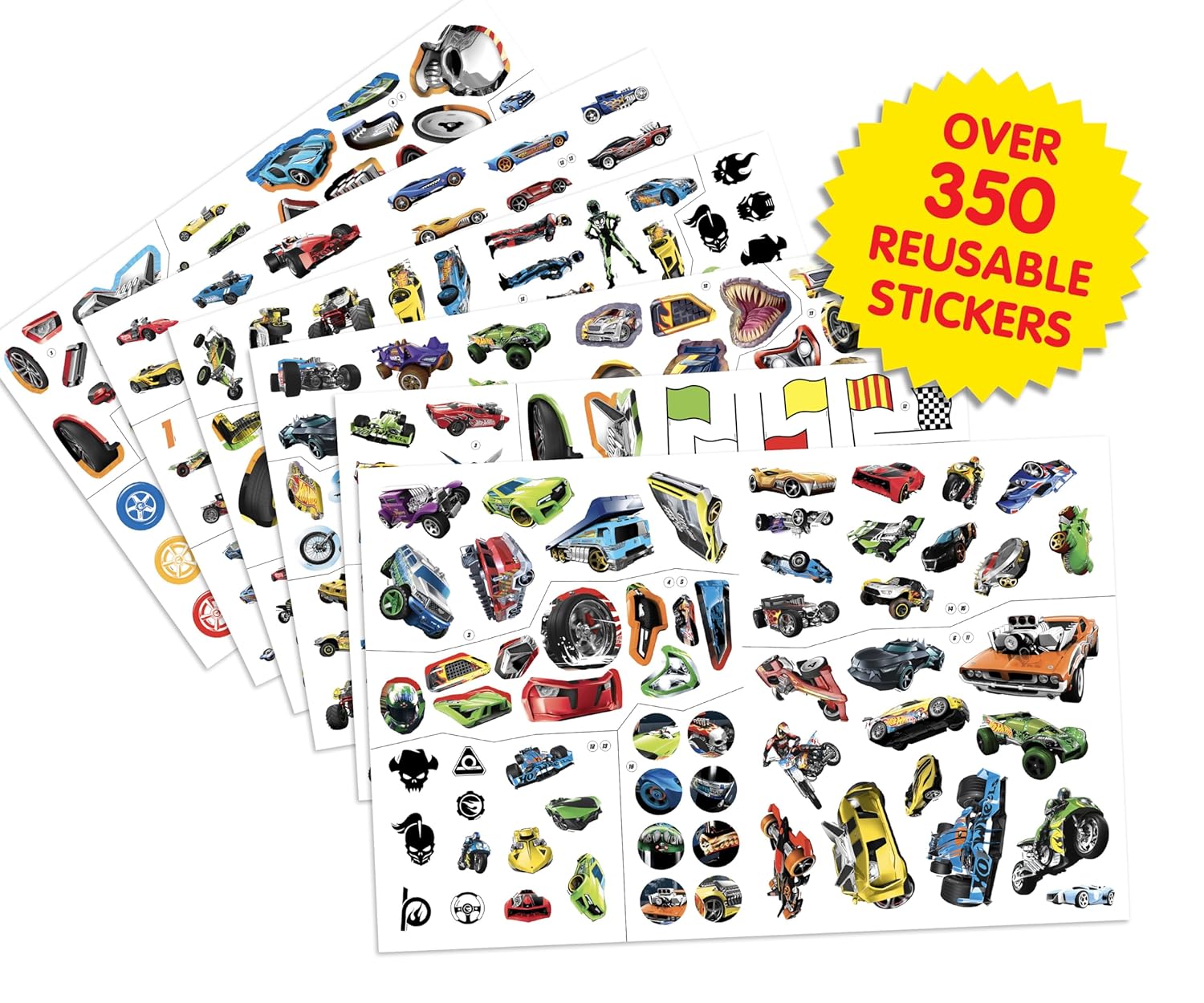 Hot Wheels Sticker Book Treasury (Paperback)