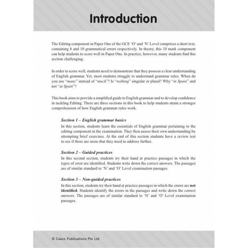 Lower Secondary Step Up Editing