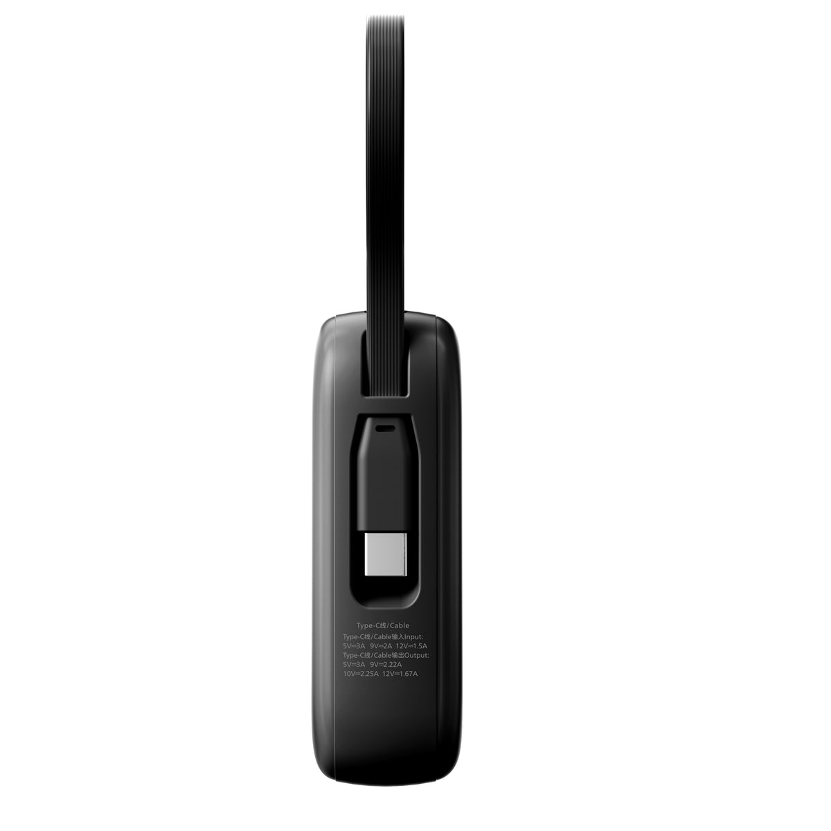 Philips DLP9205B/97 10000mAh CCC Qi2 + USB-C 22.5W Cable - Black