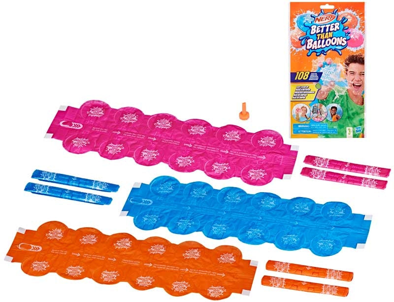 HASBRO NERF BETTER THAN BALLOONS WATER TOYS 108 PODS