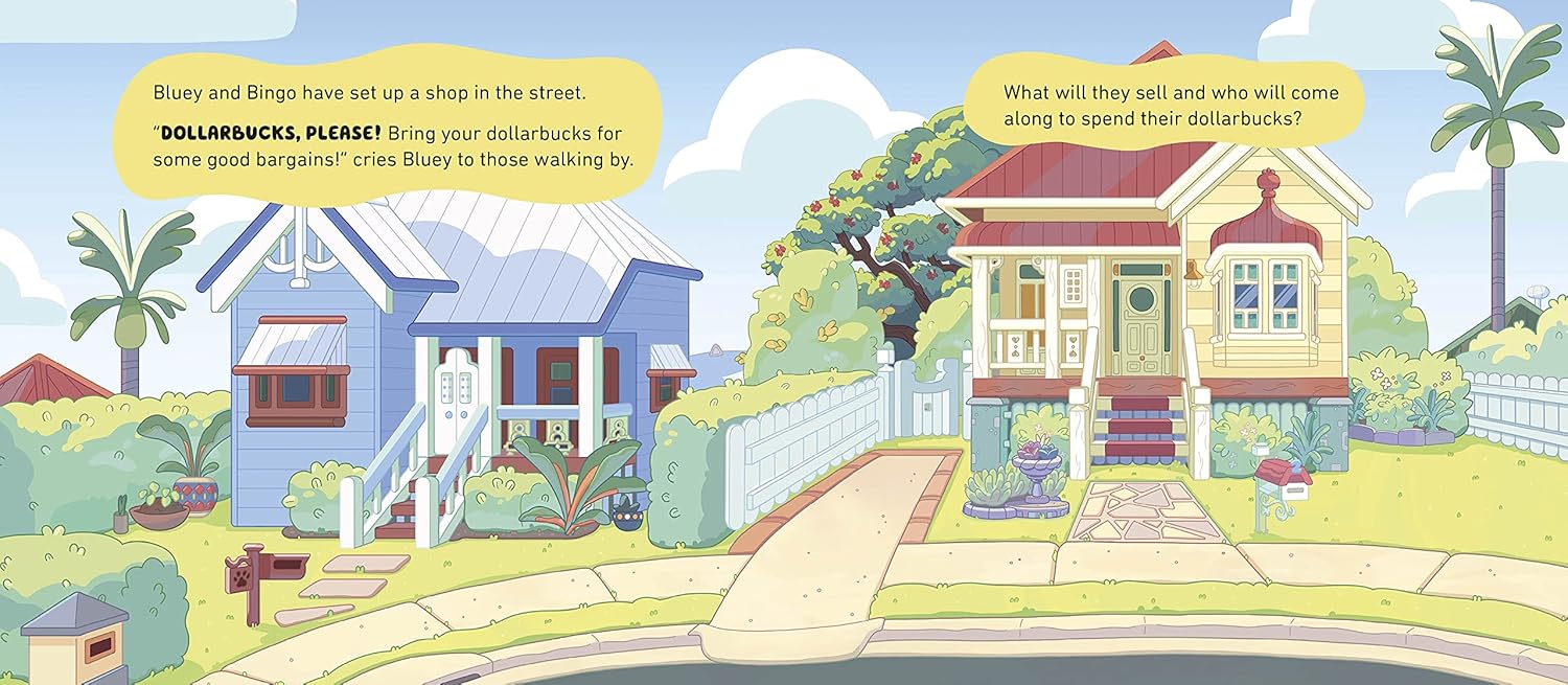 Bluey: Let's Play Outside! Magnet Book
