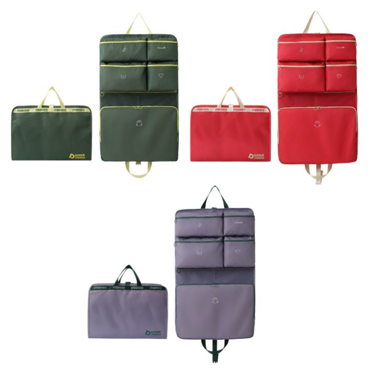Foldable Travel Storage Bag with Multi Compartment