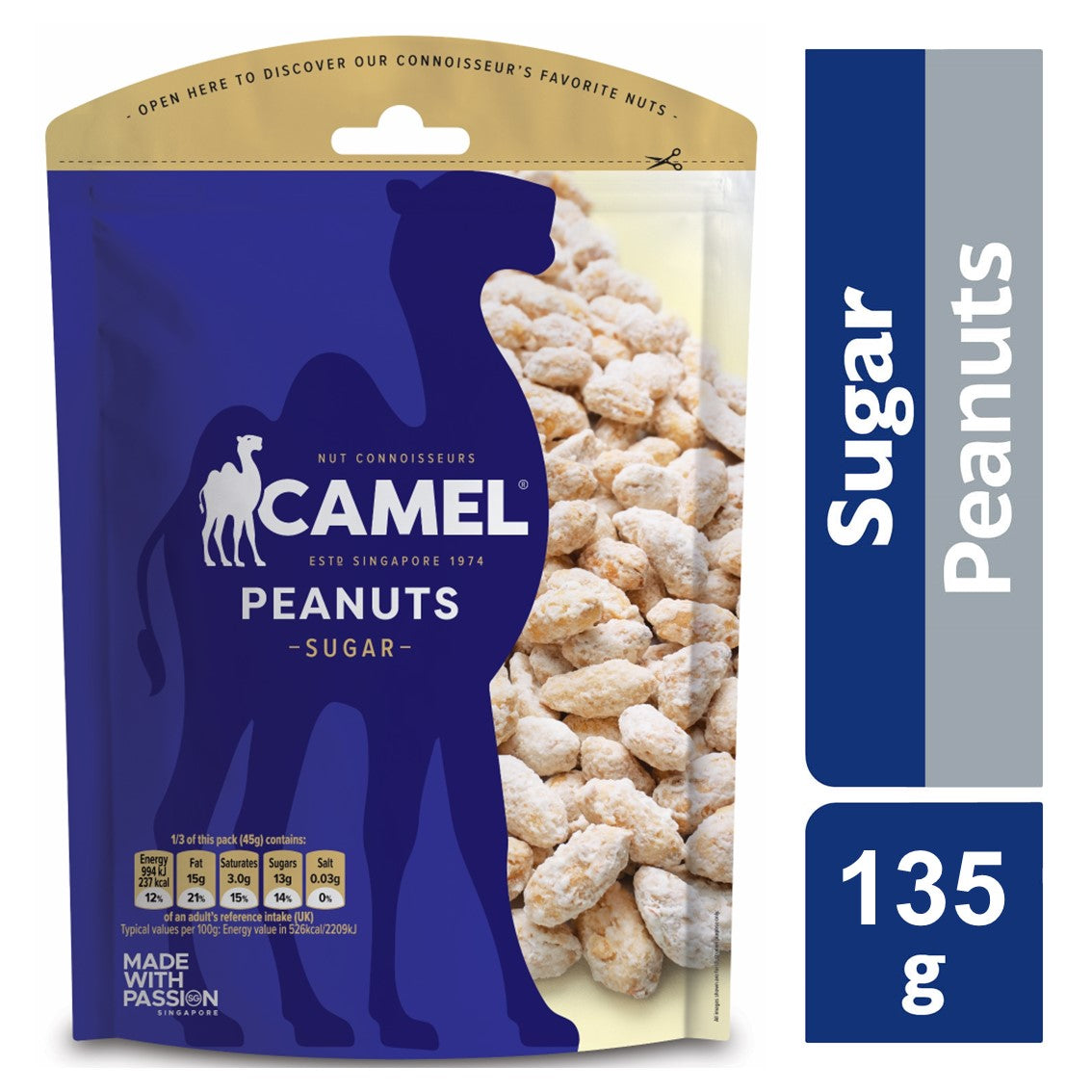 Camel 135g Sugar Peanuts