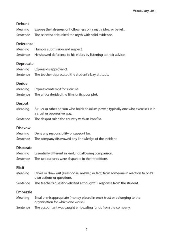 Secondary 2 English G3 Vocabulary MUSCLE Strengthen Your Word Power