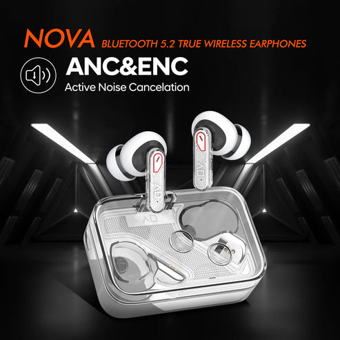 Alpha & Delta Nova ANC True Wireless Earphones White