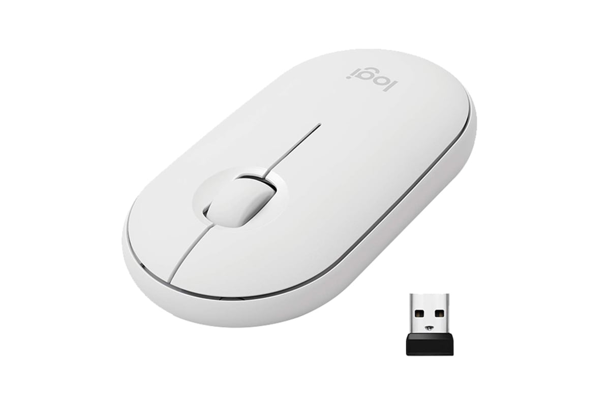 Logitech Pebble Wireless Mouse Off White
