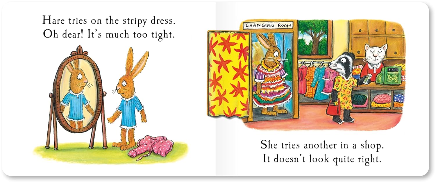 Hare's New Dress (Tales From Acorn Wood) Board Book – Hardcover