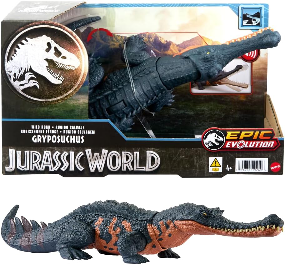 MATTEL JURASSIC WORLD WILD ROAR DINOSAUR FIGURE ASSORTED