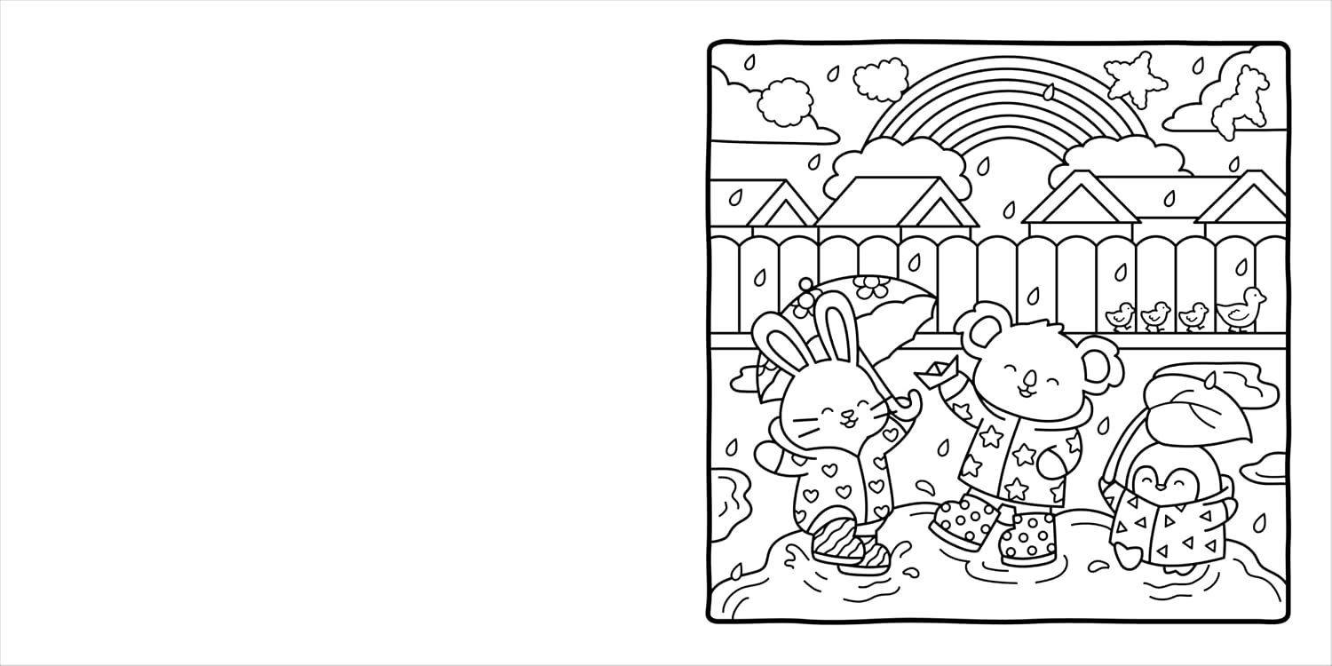 Snuggly Friends: A Cozy & Comfy Colouring Book (Paperback)