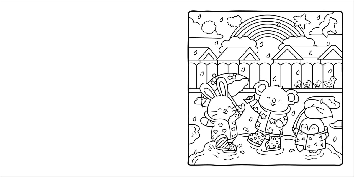 Snuggly Friends: A Cozy & Comfy Colouring Book (Paperback)