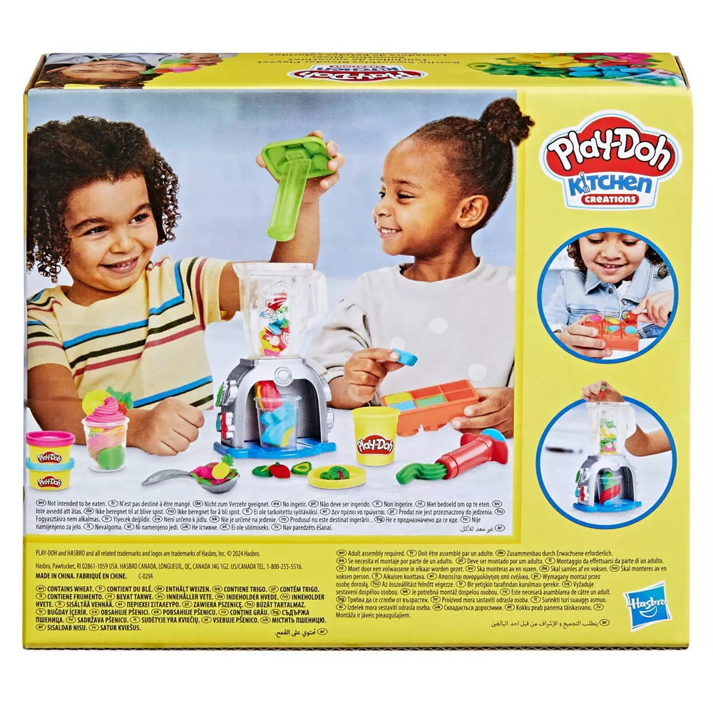HASBRO PLAYDOH KITCHEN CREATIONS SWIRLIN SMOOTHIES BLENDER PLAYSET