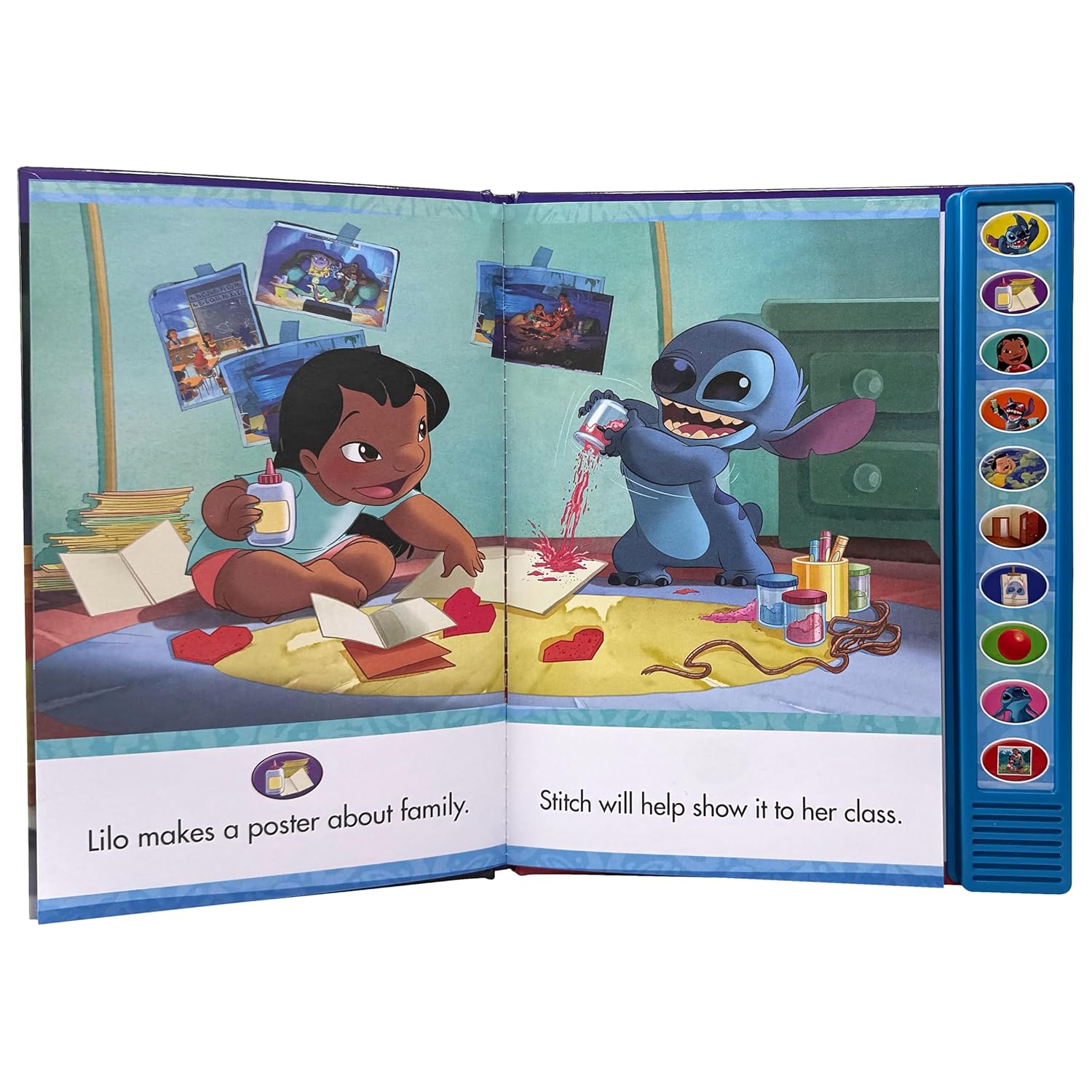Disney Stitch - I'm Ready to Read Stitch on the Loose! Sound Book - PI Kids (Hardcover – Sound Book)