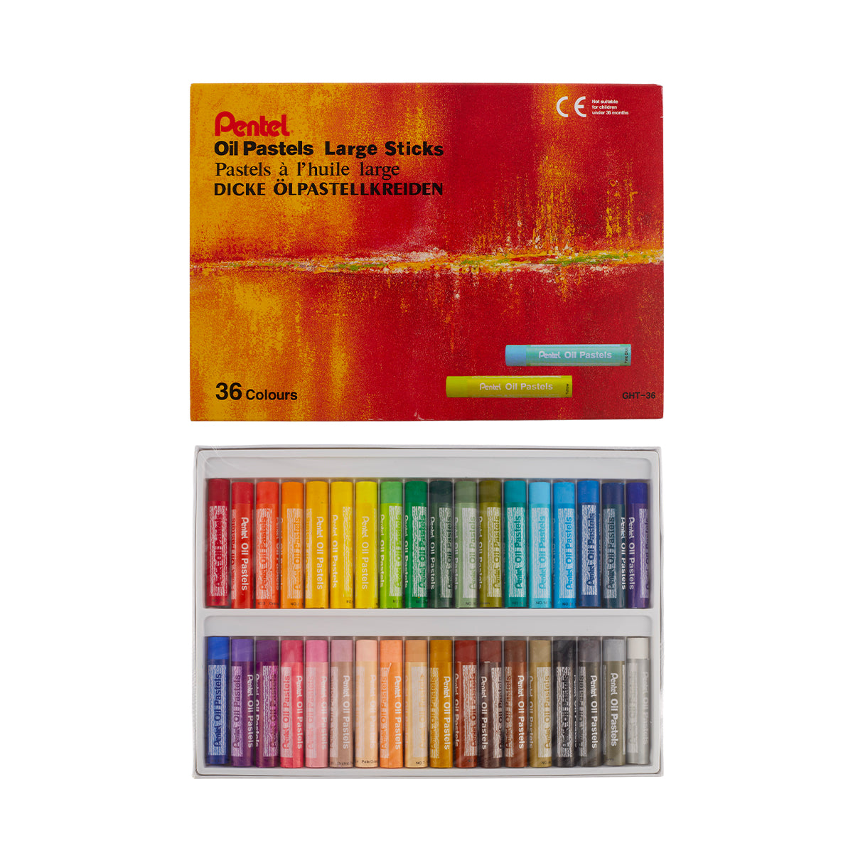 PENTEL Oil Pastel 36 Colours