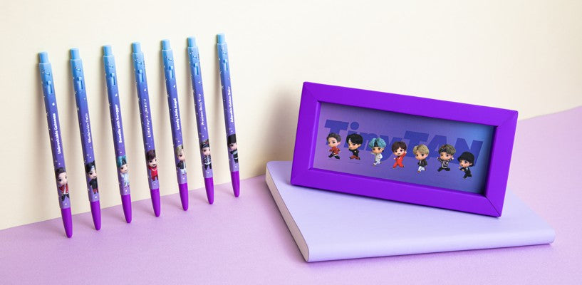 Monami 153 Ballpoint Pen 0.5mm 7-Color Set – BTS TinyTAN Edition