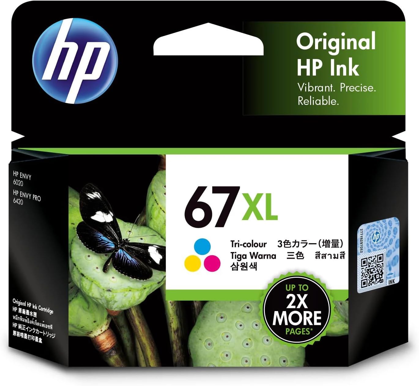 HP 67XL Black Original High Yield Ink Cartridge 