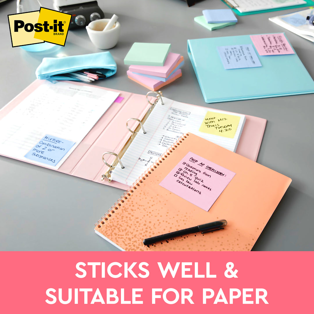 Post-it® 654-1mp Millennial Pink Notes 3x3", 100sheets