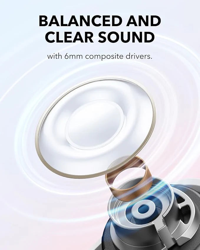 Soundcore A30i Noise Cancelling Earbuds Black