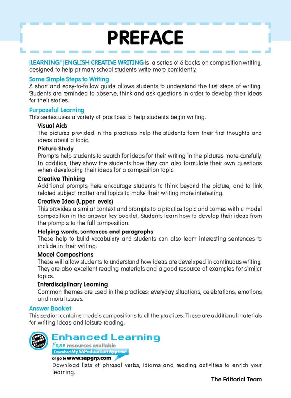 LEARNING+ ENGLISH CREATIVE WRITING Workbook 4
