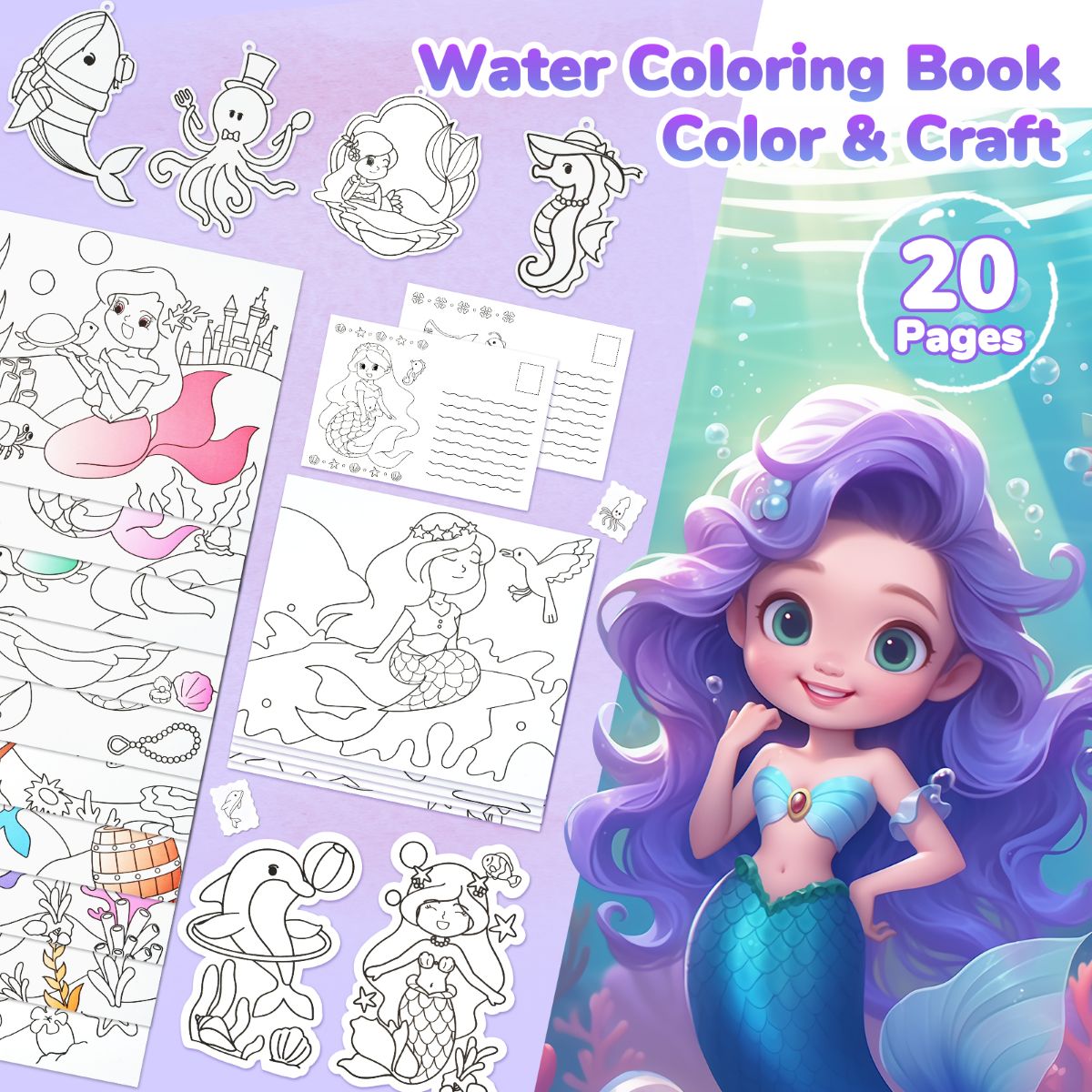JOYCAT WATER COLOUR PAINTING MERMAID