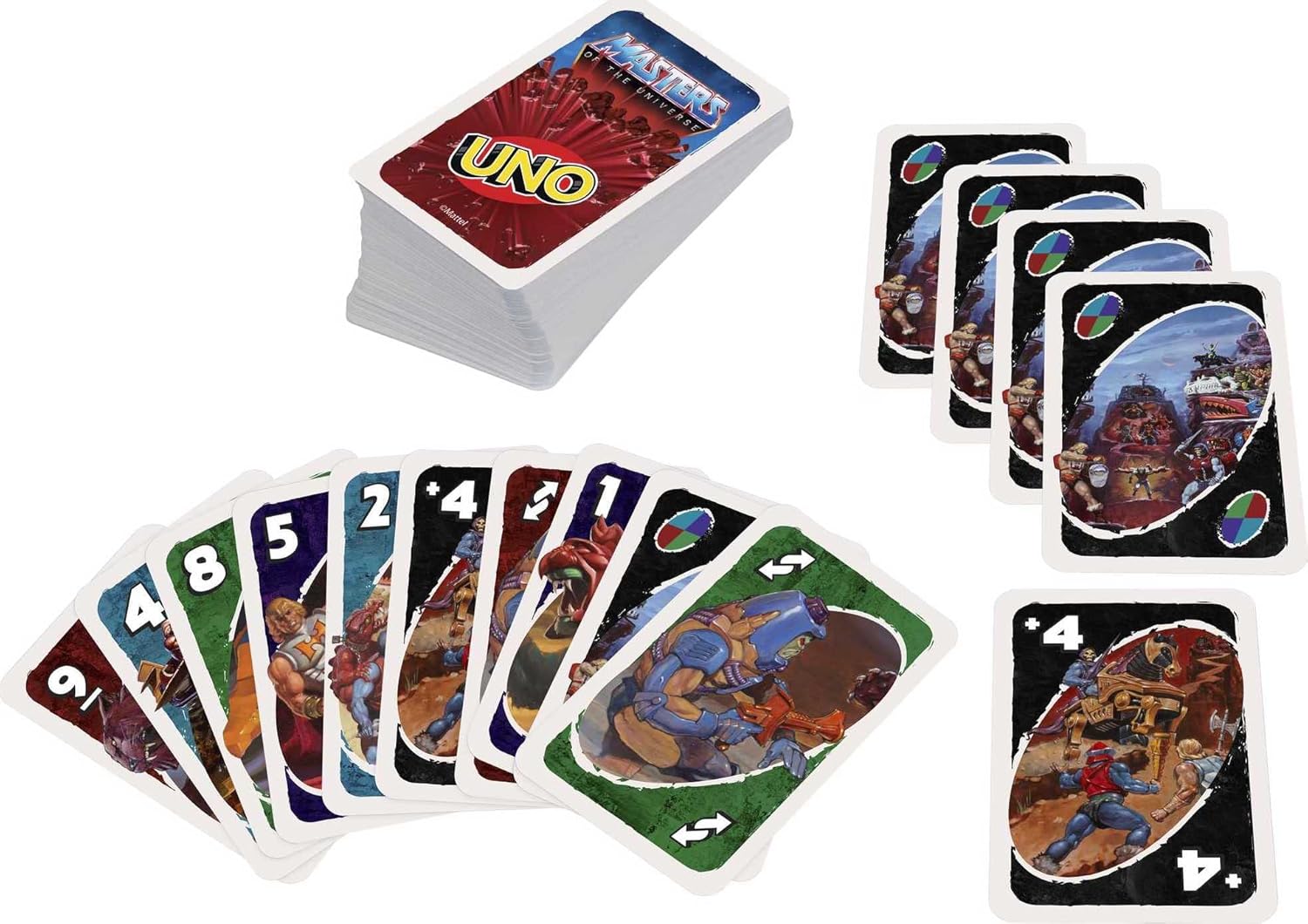 MATTEL UNO LICENSED MASTERS OF THE UNIVERSE CARD GAME