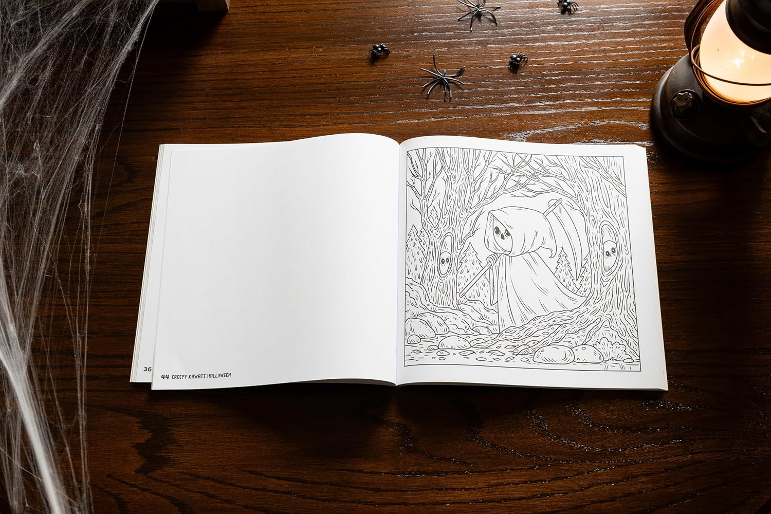 Creepy Kawaii Halloween: 50 Monstrously Cute Coloring Pages