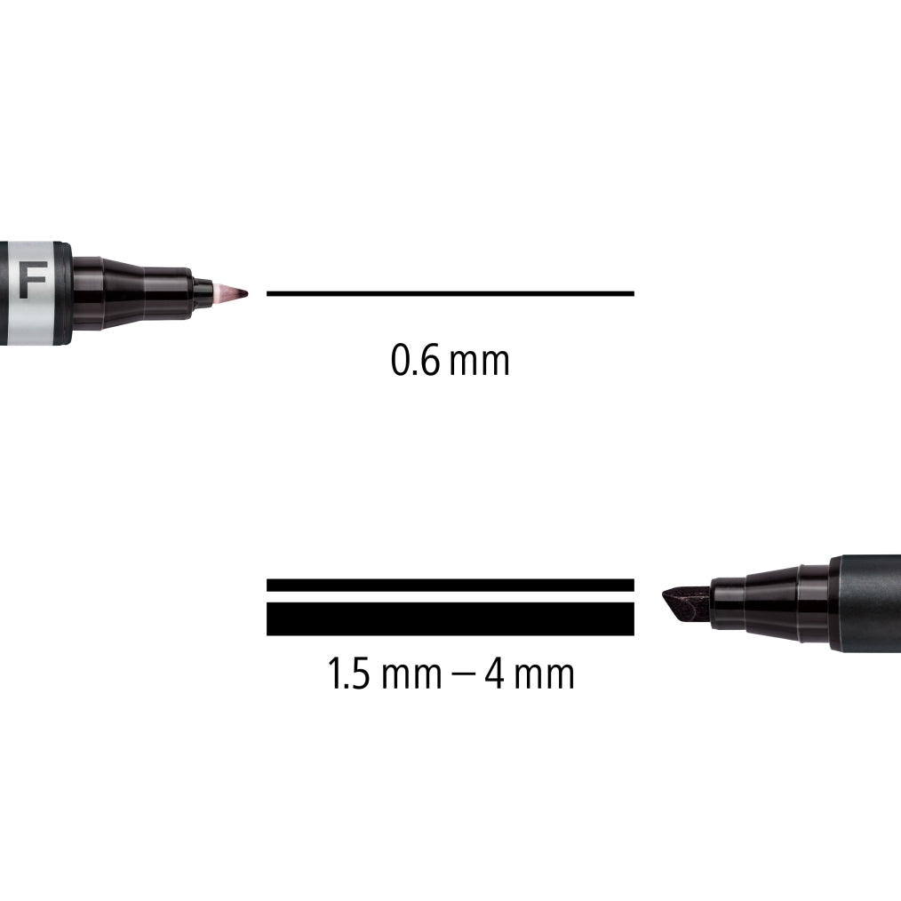 STAEDTLER Lumocolor® permanent marker duo 348 black