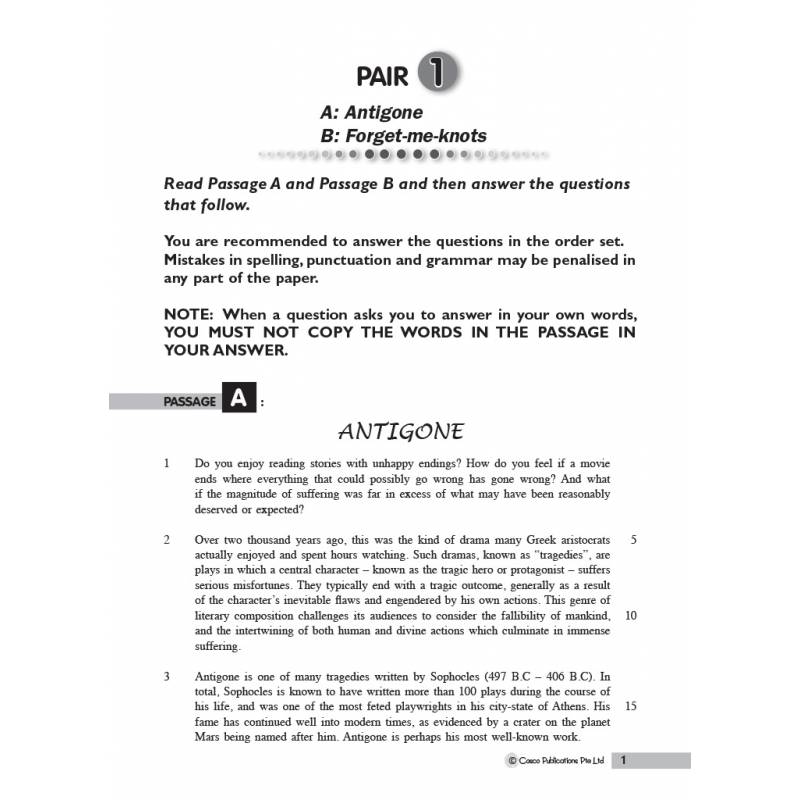 O-Level Dynamic English Comprehension Paper 2 (1127/02)