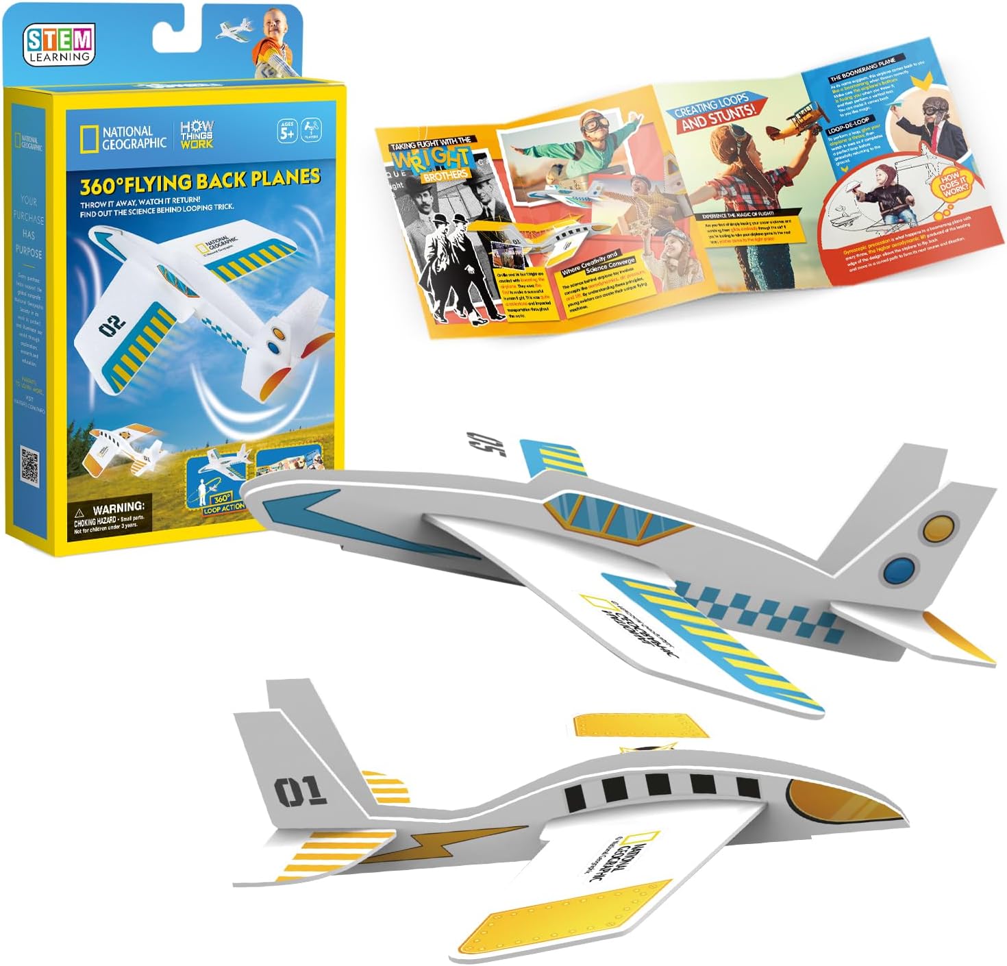 NATIONAL GEOGRAPHIC STEM FLYING BACK PLANES