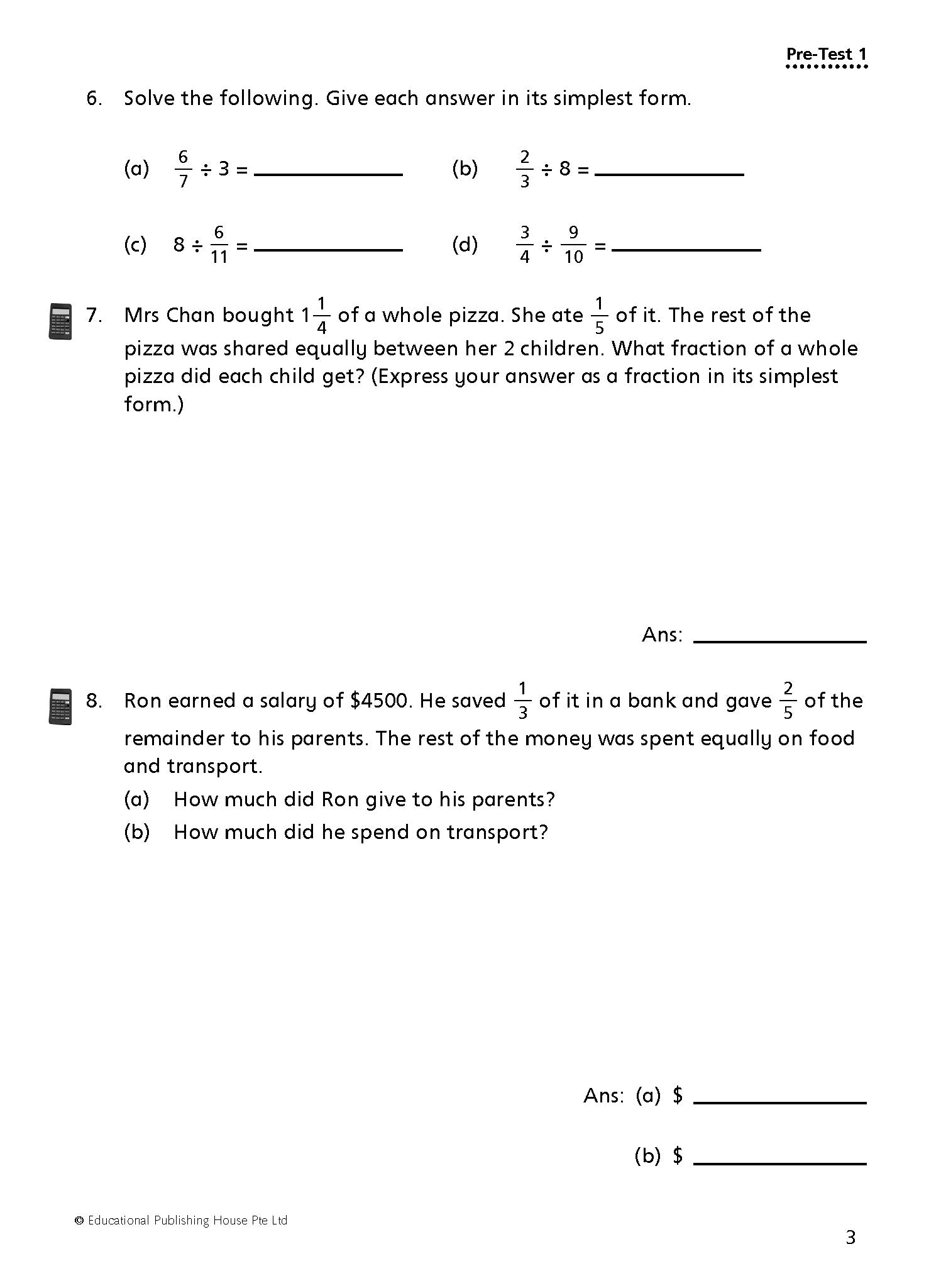 Primary 6 Diagnostic Practice In Maths-5ed