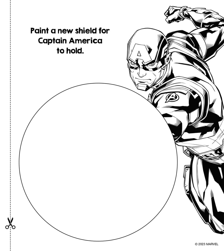 Marvel Finger Painting (Paperback)