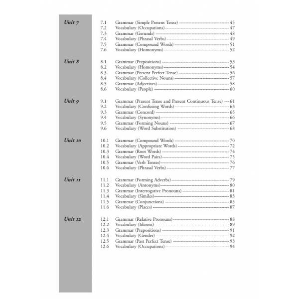 Secondary 1 Grammar and Vocabulary