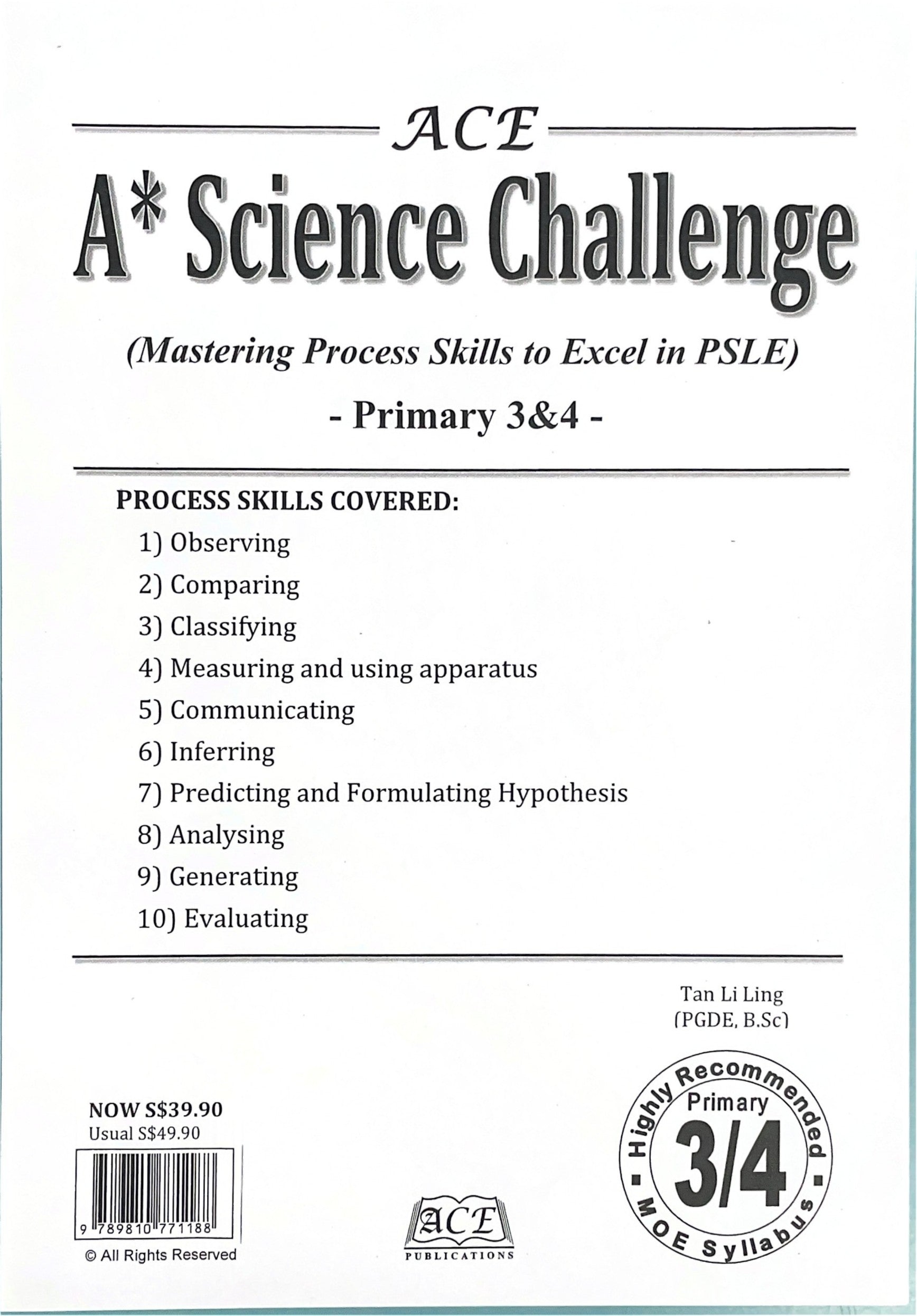 ACE A* Science Challenge – Primary 3 & 4