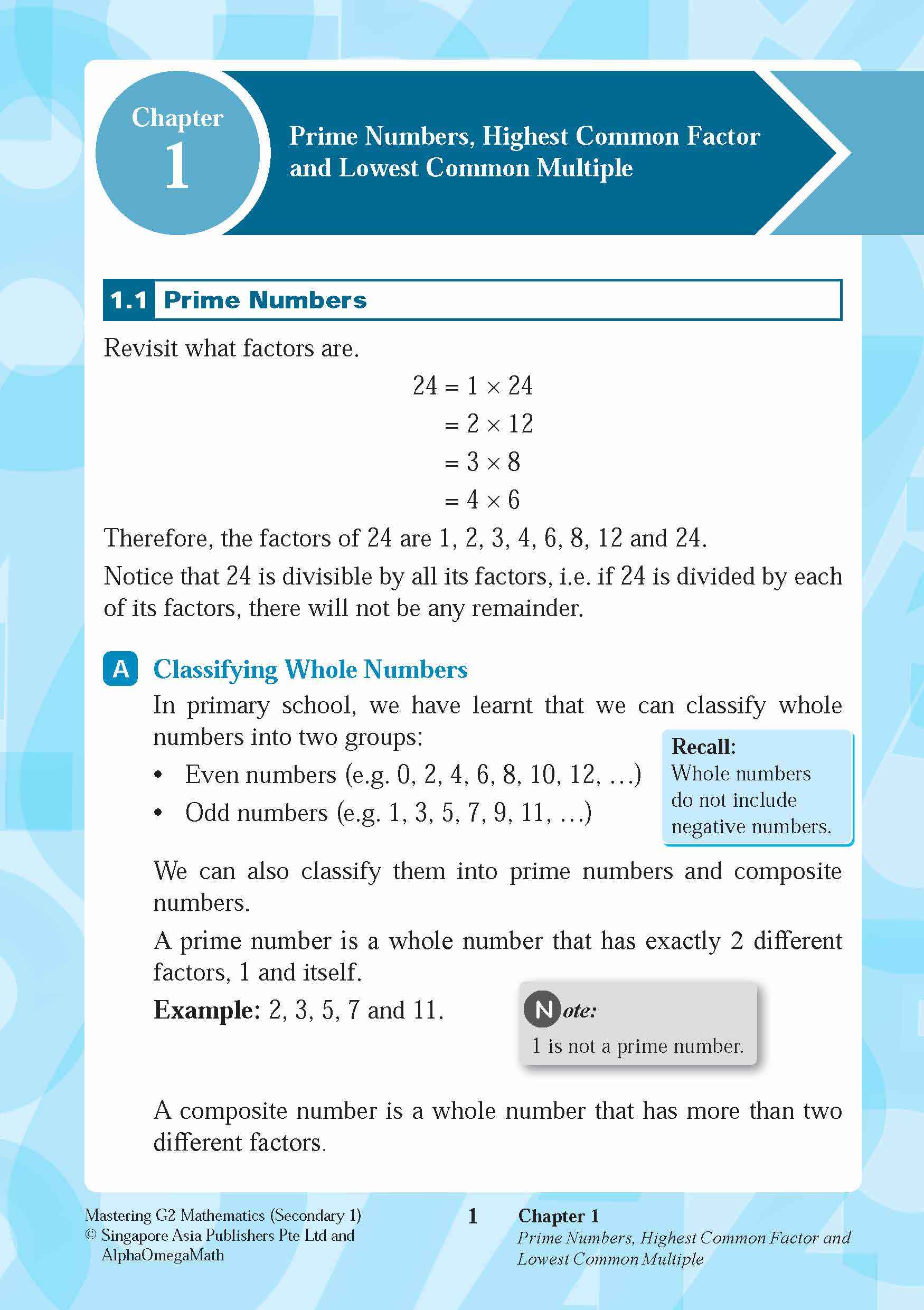 Mastering G2 MATHEMATICS Secondary 1