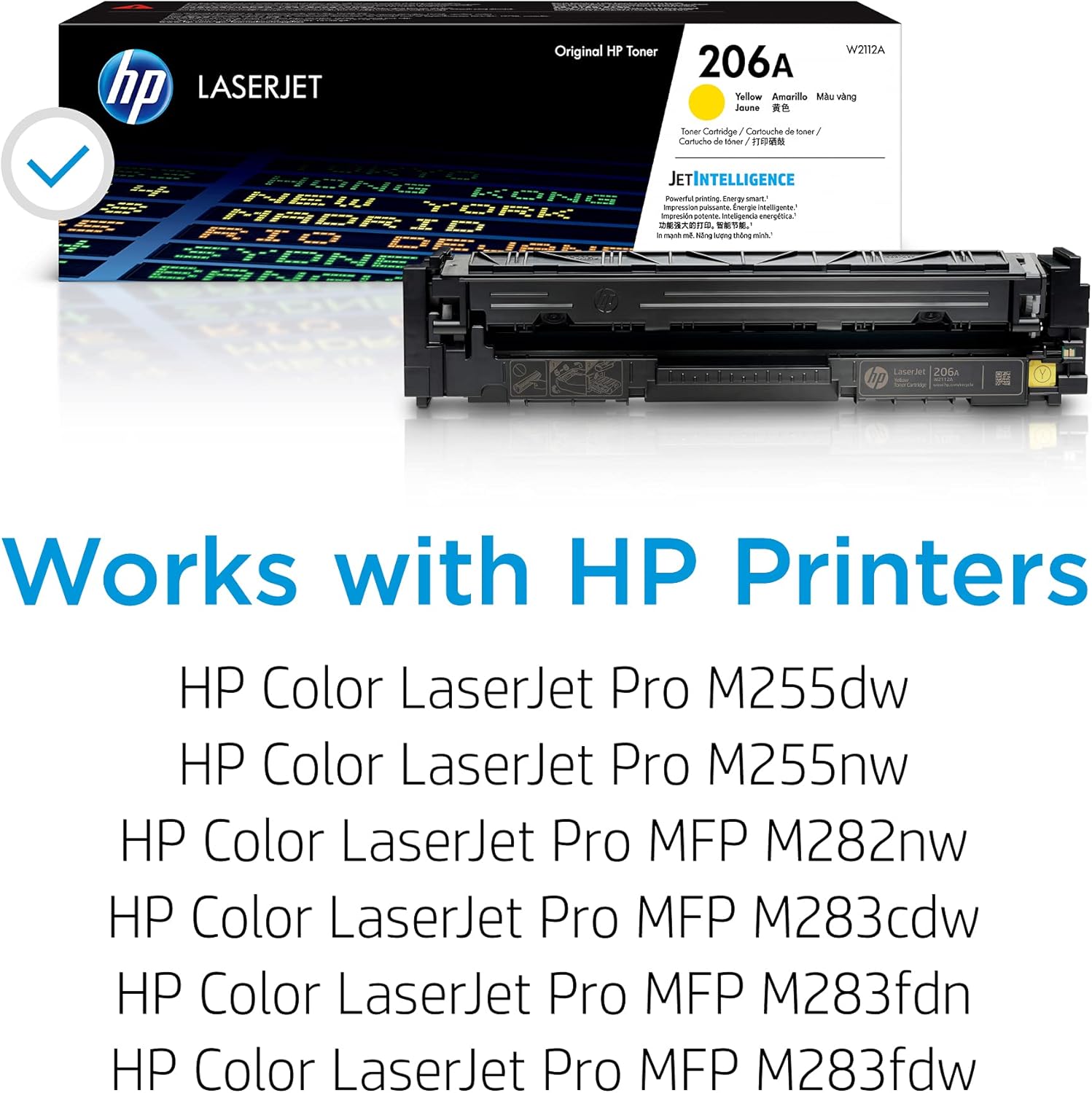 HP 206A Original Yellow Toner Cartridge  