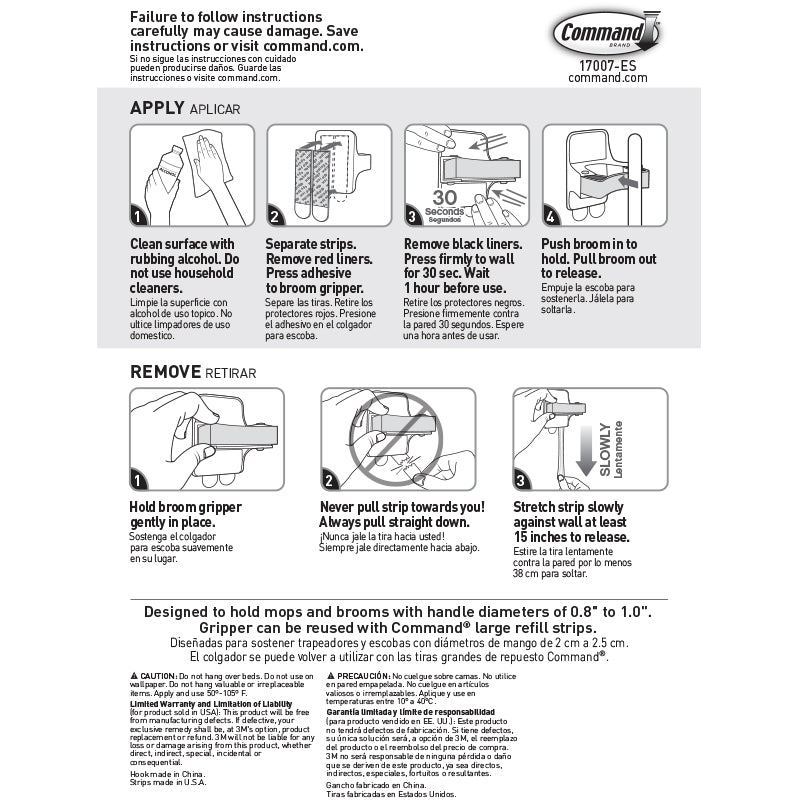 Command™ 17007-ES Broom Gripper