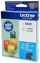 Brother LC663C Original Ink Cartridge Compatible with MFC Series, 550 Pages, Cyan